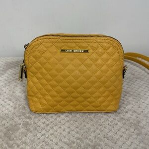 Steve Madden Mustard Yellow Dome Crossbody